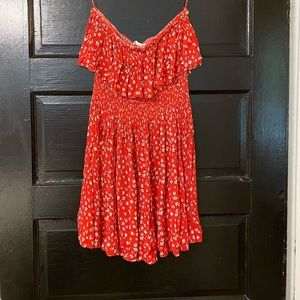 JACK Sleeveless red floral dress size S